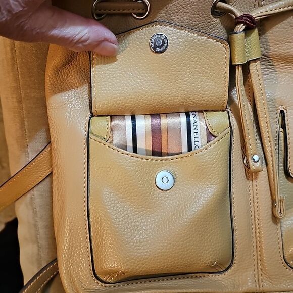 Backpack Bag By Tignanello Leather Tan